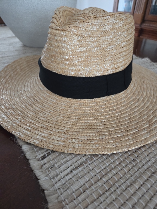 Brixton Accessories - Brixton Joanna Straw Panama Hat with Black Band